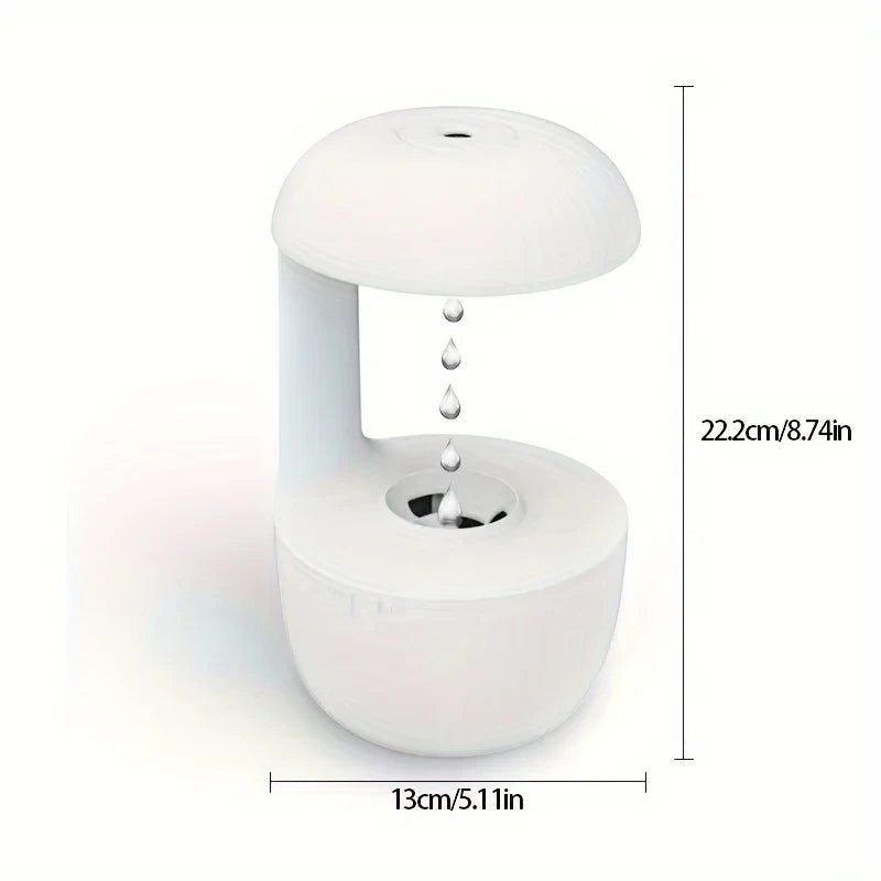 Anti-Gravity Water Droplet Humidifier