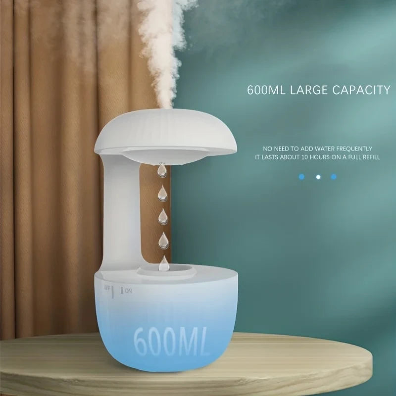 Anti-Gravity Water Droplet Humidifier